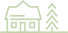 house and tree icon